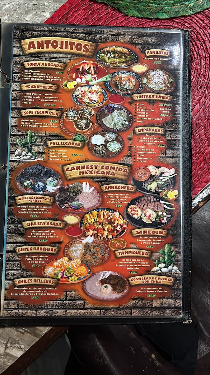 El jalisquillo Menu - Image 1